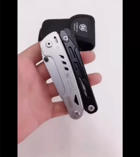 撤店处理，日本福冈多功能钳子折叠小刀钳户外...