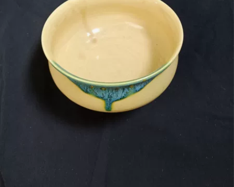 日本回流＃黄濑户，建水、抹茶碗。口径7cm...