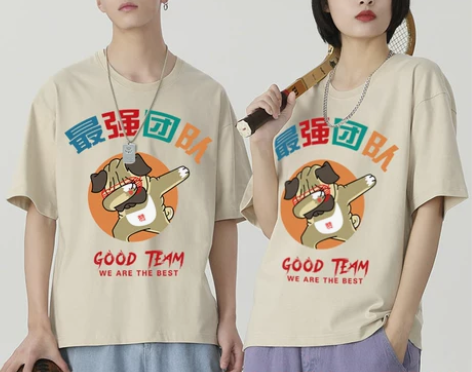 工作服衣服T恤印制广告文化衫定做圆领纯棉短...