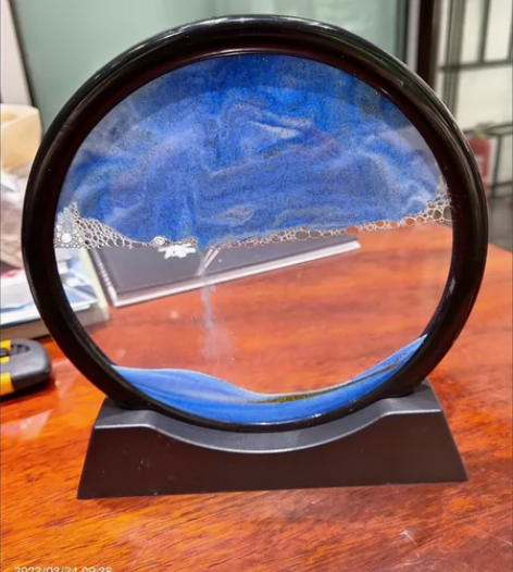 沙画沙漏摆件 感兴趣的话点“我想要”和我私...