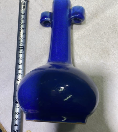 清代老瓷器季蓝一件、低价出售了 感兴趣的话...