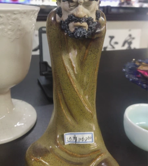 景德镇手工制作达摩祖师爷，品相完好。要的私...