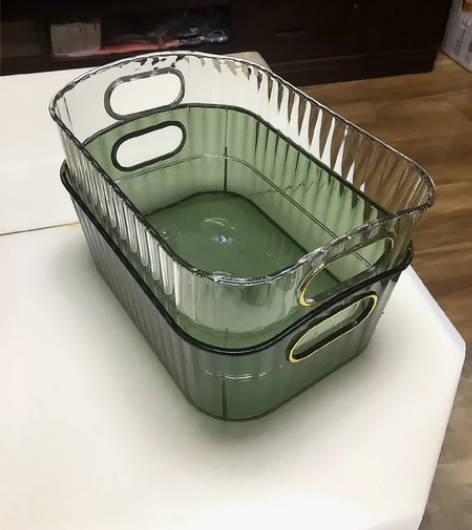 【清仓处理】超大号网红轻奢透明收纳盒小红书...