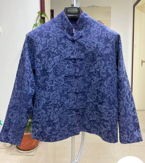 9成新 私人纯手工订制 中式女上衣 布料 ...