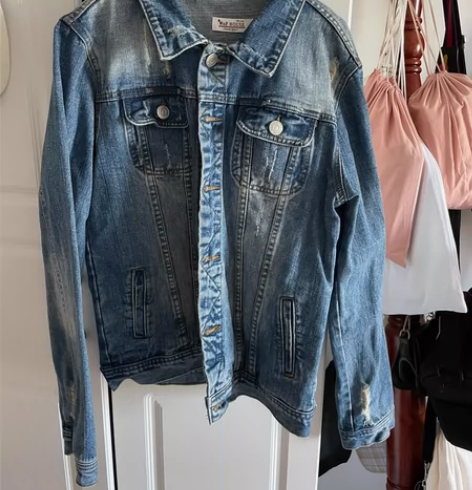 韩国设计师品牌 男士牛仔外套故意做旧系列 ...