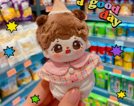 10cm棉花娃娃海星体小娃衣GET! 三款...