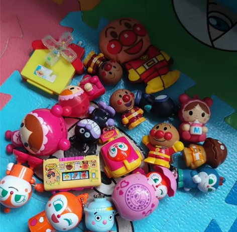 面包超人  食完  手指偶  人偶玩具 感...