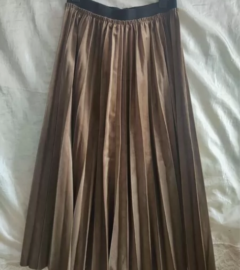 高端百褶裙半身裙女遮胯显瘦垂坠感大摆裙气质...