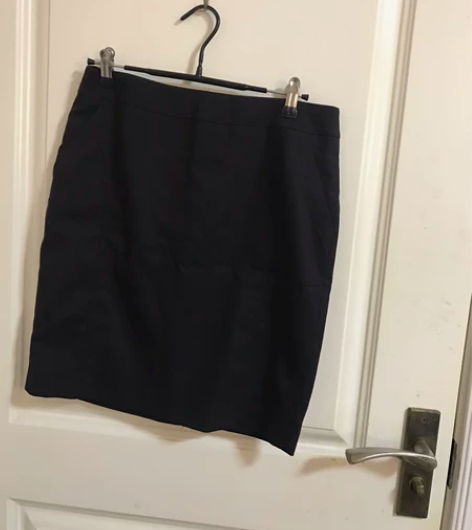 Lavinia一步裙，西服料，尺寸如图，旧...