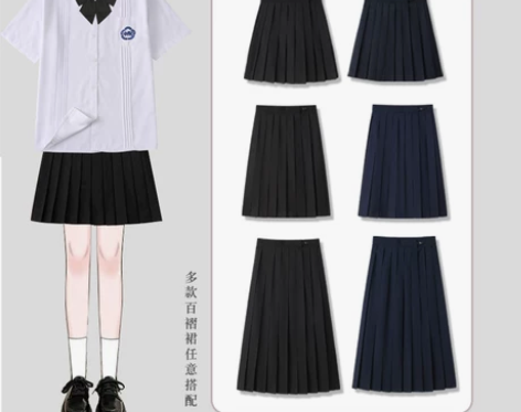JK百褶裙狗短39CM箱褶裙女半身裙基础