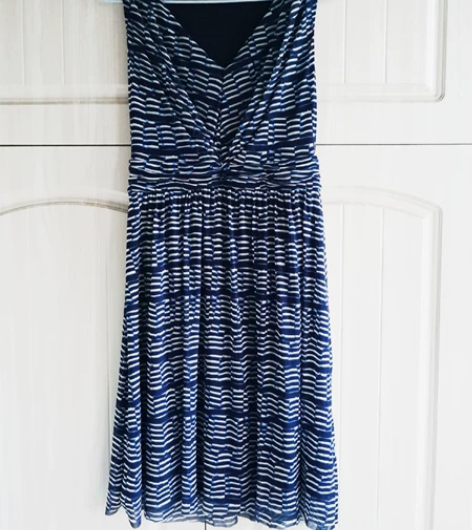 【esprit】春夏全新无袖V领高腰藏青色...