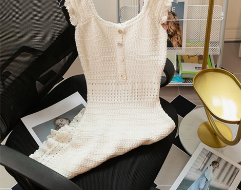 ?夏季新款女中长款镂空修身高腰吊带纯欲风性...