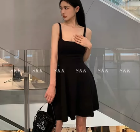 Skk Store 夏季新款辣妹性感法式甜...