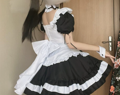 女仆装cos性感日系制服哥特风洛丽塔女佣服...