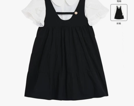 ?DESIGNER PLUS 学院风连衣裙...