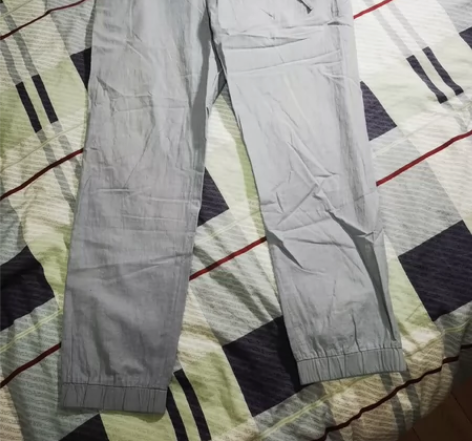 两条Im  David百家好男款棉麻裤子打...