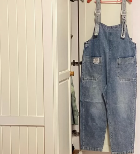 【背带裤合集】 p1-p5水洗牛仔蓝背带裤...