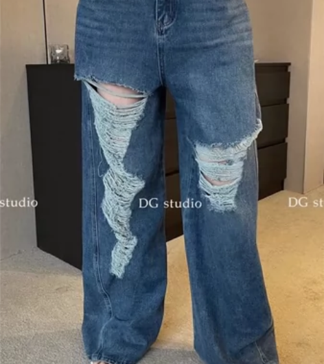 2023初夏新款韩版时尚个性街头风不规则破...