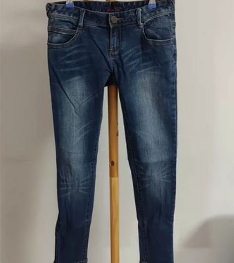 太平鸟 collection中腰弹力修身铅...