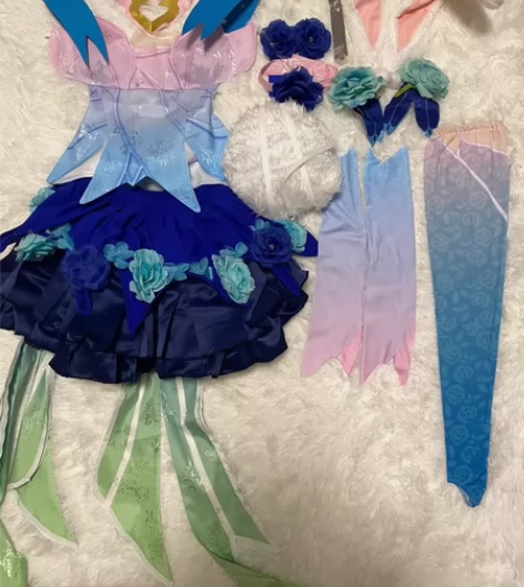 wzry公孙离花间舞cos服 全新无瑕疵没...