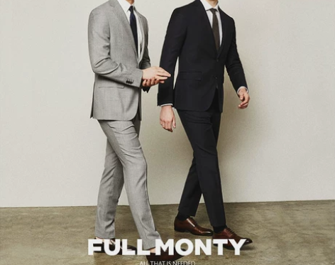 FULL MONTY男士羊毛西服套装结婚礼...