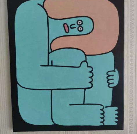 成品数字油画,可当装饰画 因为搬家东西太多...
