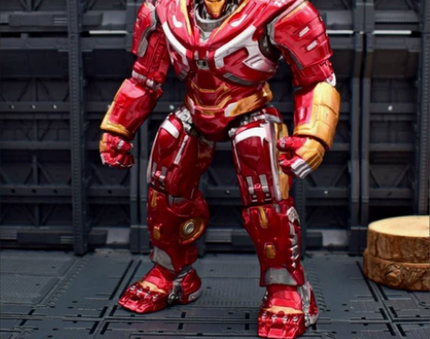 漫威手办 复仇者联盟4反浩克装甲可动钢铁侠...