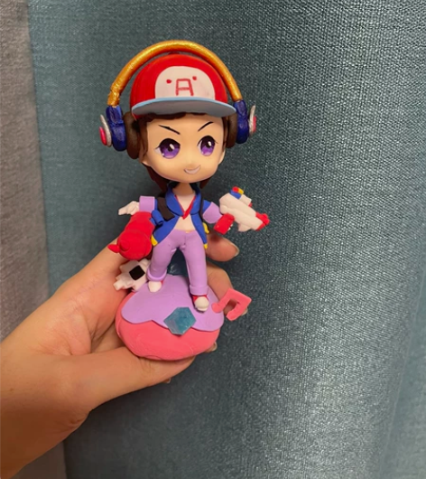 王者荣耀鲁班,纯手工制造,难免有瑕疵,介意...