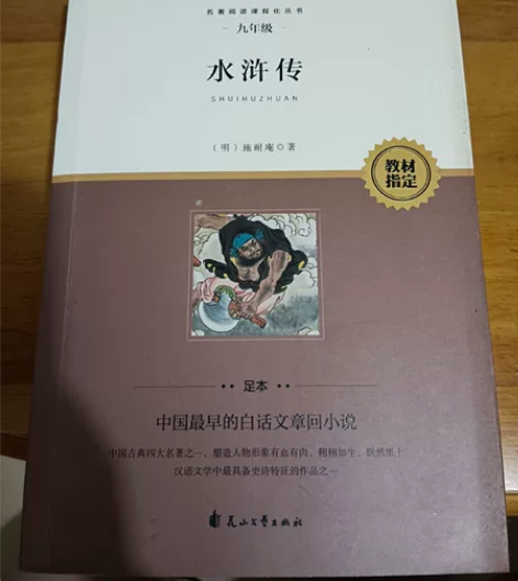 《水浒传》 九年级教材指定名著课外书几乎全...