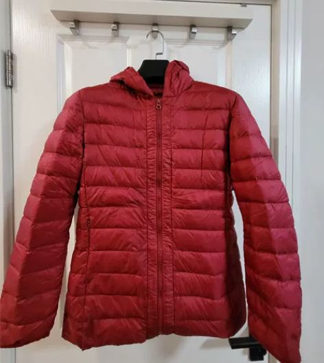 杉杉带帽羽绒服 颜色:红色 尺码:175/...