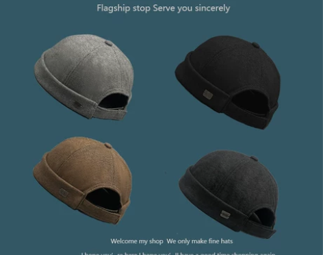 雅痞渔夫男女潮韩版地主瓜皮帽流氓西瓜帽