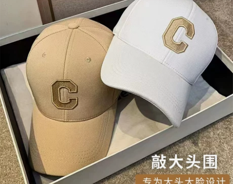 字母C棒球帽女韩版ins百搭2023年新款...