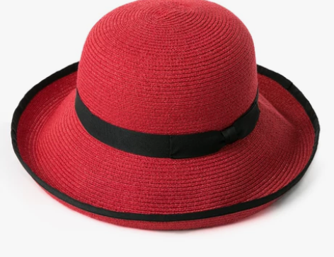 帽子女夏天草帽韩版小清新百搭可折叠防晒帽太...