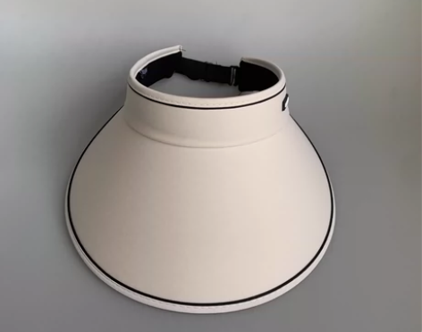 成人空顶米白遮阳防晒帽，全新 包邮出，非质...