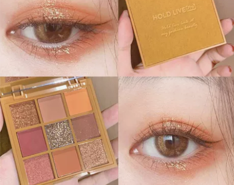 HOLD LIVE601红丝绒蜜意眼影盘九...