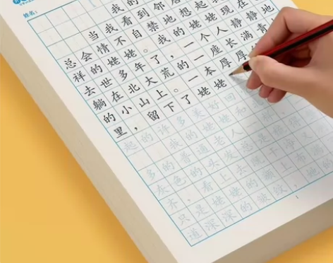 （3本只需13.8元）小学生满分作文练字帖...