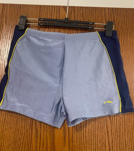 九五新，Lining李宁泳裤男大童平角防尴...