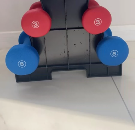 ?PROIRON浸塑磨砂哑铃男女士健身套装...