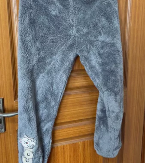 芬腾暖暖裤睡裤女秋冬季加绒加厚珊瑚绒裤子法...