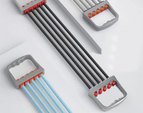 拉力器男士健身器材手臂练手女拉力绳加粗强力...