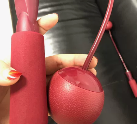 抖音同款无绳球室内跳绳健身 负重款加粗小球...