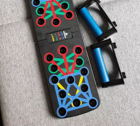 多功能俯卧撑训练板支架辅助器男练胸肌俄挺辅...