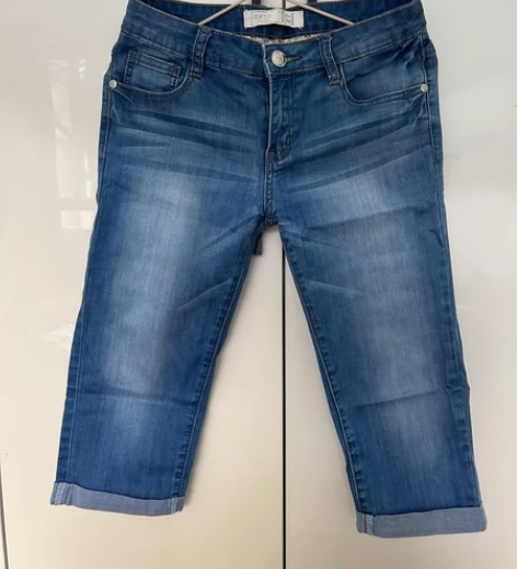 牛仔中裤，27腰围，打包两条12元不包邮 ...