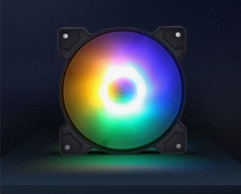 先马 逾辉玲珑机箱风扇12CM静音 CPU...