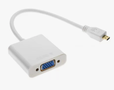 包邮 微型microhdmi转vga转接头...