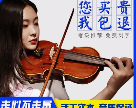 爱琴海实木高档演奏小提琴手工初学者专业考级...