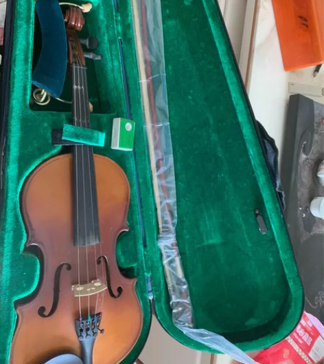 小提琴 尺寸2/4 尺寸适合十岁孩童 ...
