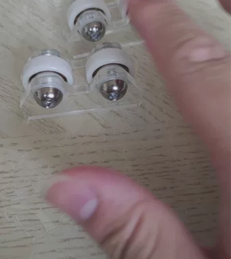 全透明台球摩天轮 工程级轴承 抗静电耐磨自...