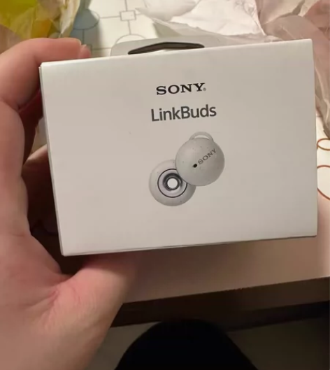 索尼Linkbuds白色99新在保箱说齐全...