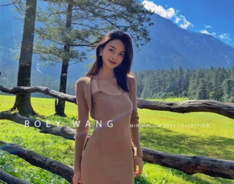 ROEYWANG2022春季新款两件套披肩...